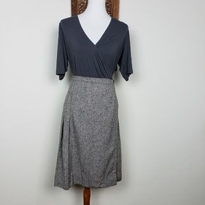 Pendleton wool wrap skirt